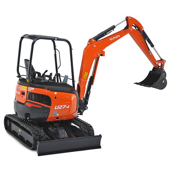 Kubota U27-4 - 2.5 Tonne Zero Tail Swing Excavator - Ongmac Trading Pty Ltd