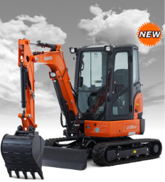 Kubota U35-4 - 3.5 Tonne Zero Tail Swing Excavator - Ongmac Trading Pty Ltd